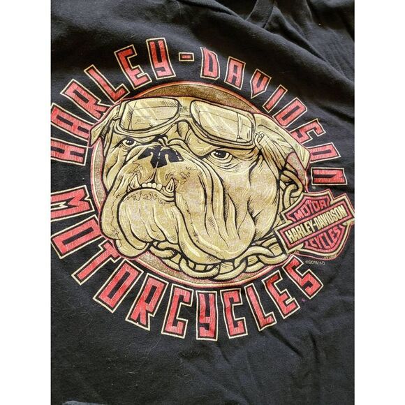 Harley Davidson Motorcycle Graphic Tee Shirt Lot Black Medium Large Men's - Picture 3 of 5